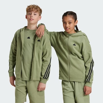 ADIDAS SPORTSWEAR Sports sweat jacket 'Future Icons' in Green: front