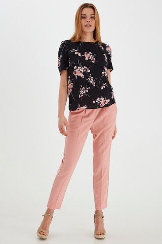 b.young Regular Pleat-Front Pants 'BYDANTA' in Pink