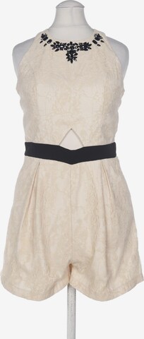 Little Mistress Jumpsuit in XXS in Beige: front