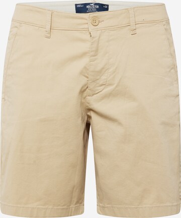 HOLLISTER Regular Broek in Groen: voorkant