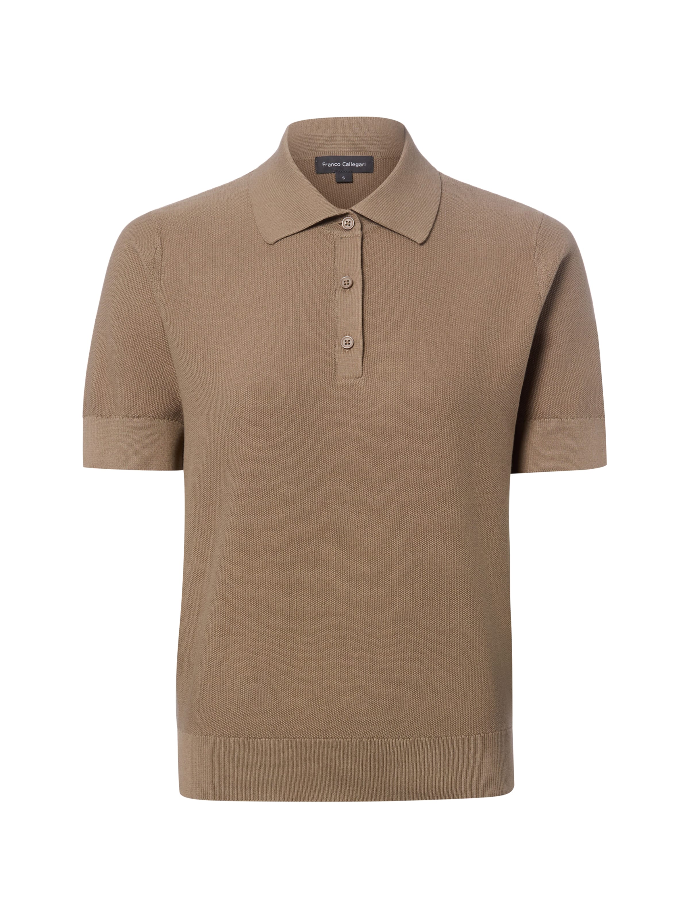 T-shirt Franco Callegari en marron : devant