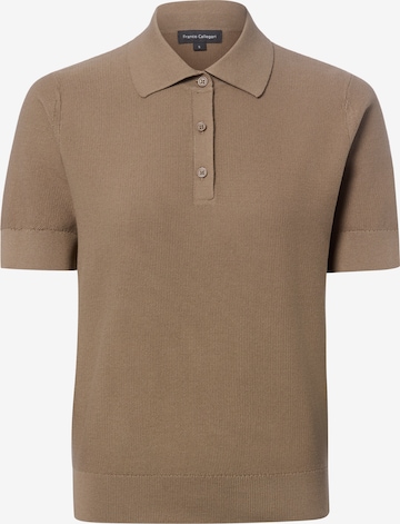 T-shirt Franco Callegari en marron : devant