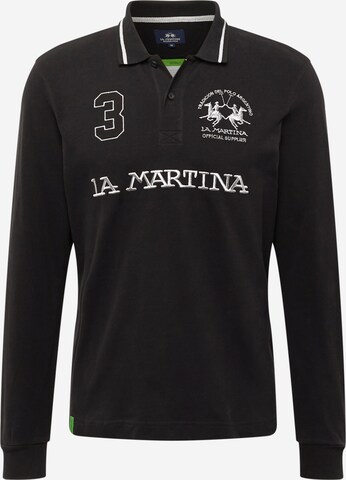 T-Shirt La Martina en noir : devant