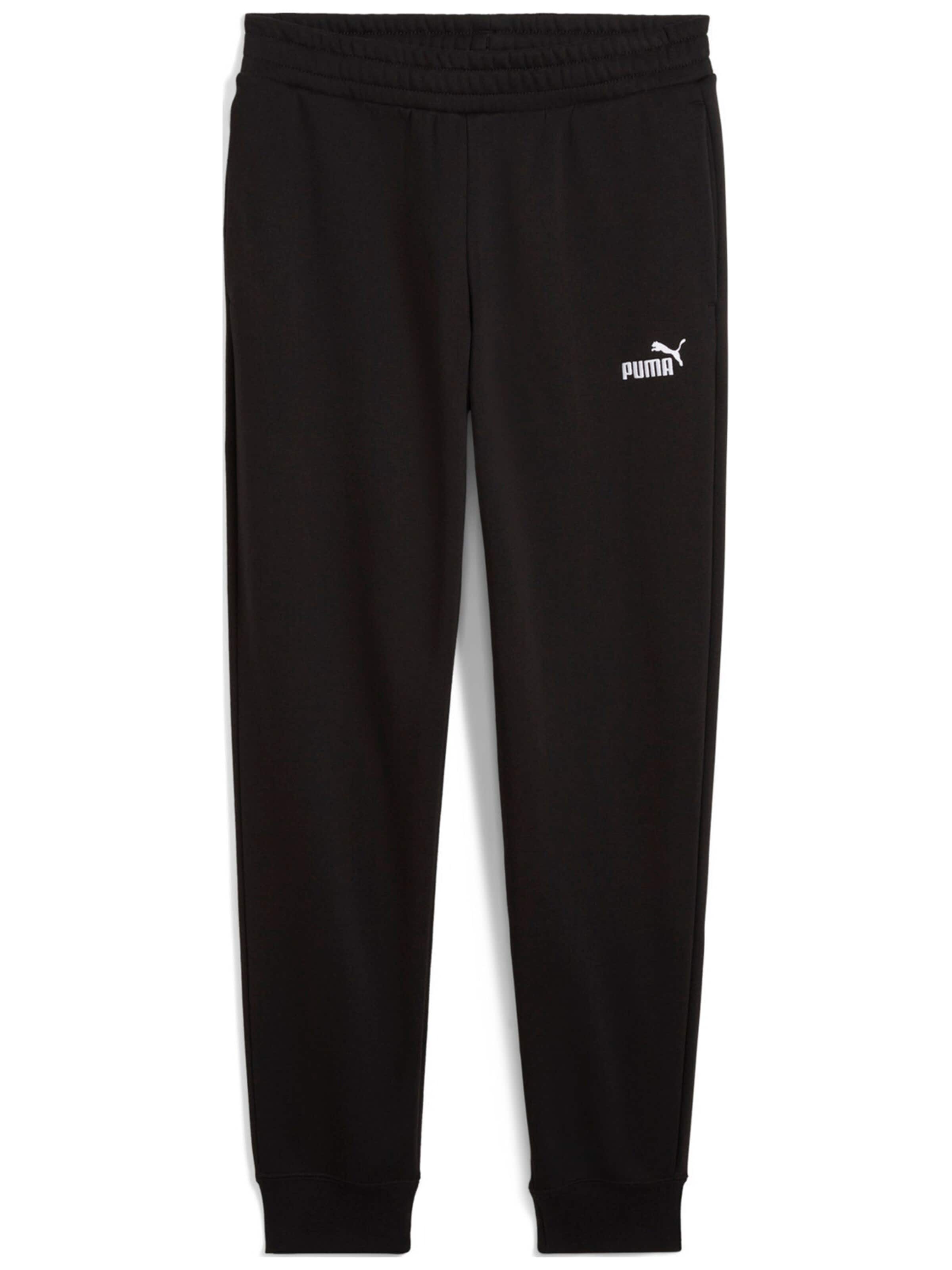 regular Pantaloni sportivi 'Puma Ess Small No. 1 Logo Sweatpants Fl Cl Pu' di PUMA in nero