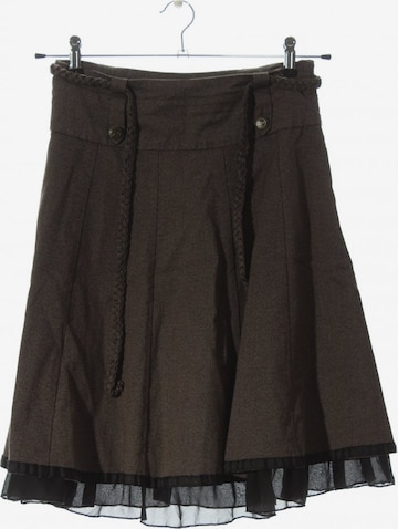 GIN TONIC Skirt in XS in Brown: front