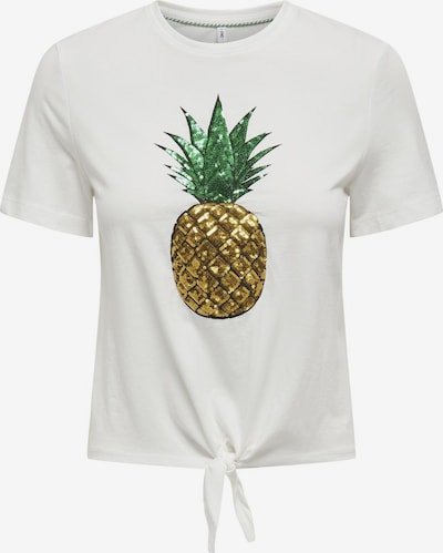 ONLY Paita 'ONLKITA' värissä kulta / vihreä / valkoinen, Tuotenäkymä