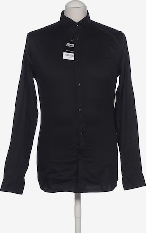 JACK & JONES Button Up Shirt in S in Black: front
