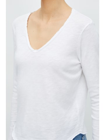 AMERICAN VINTAGE Μπλουζάκι σε λευκό
