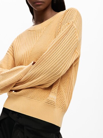 Desigual Pulóver - sárga