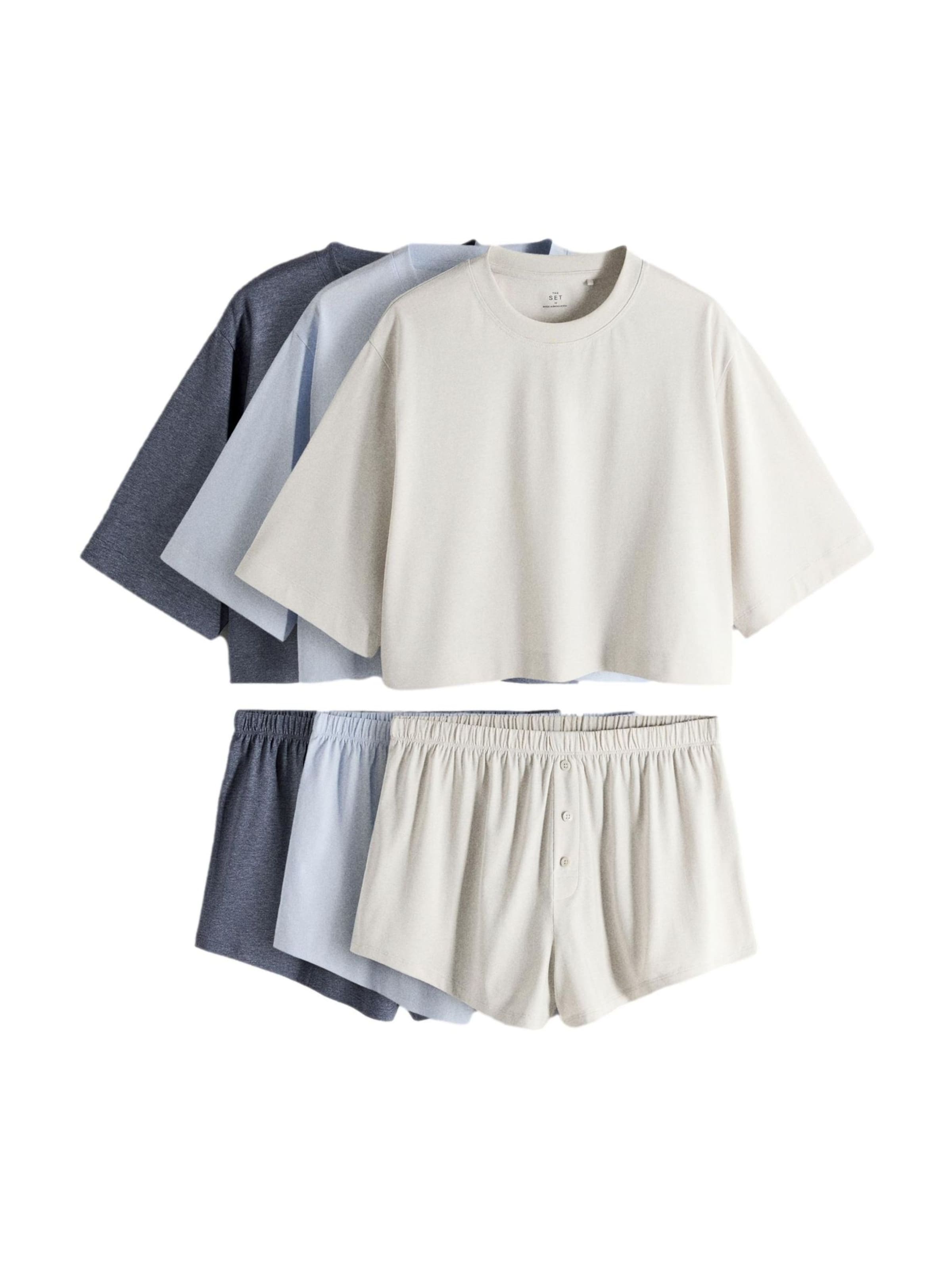 Pyjama The Set en beige : devant