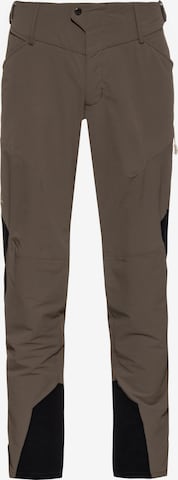 VAUDE Slim fit Outdoor Pants 'Qimsa' in Brown: front