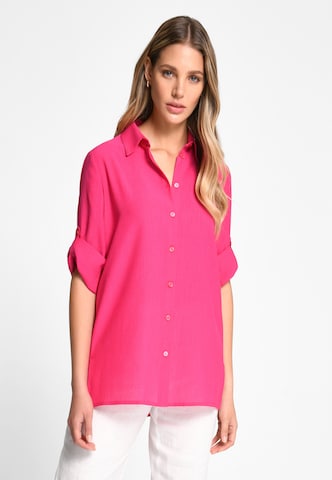 Peter Hahn Blouse in Roze: voorkant