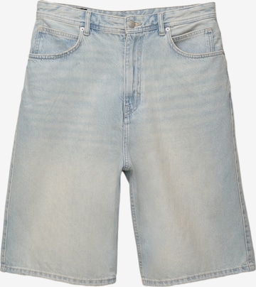 Pull&Bear Baggy Дънки в синьо: отпред