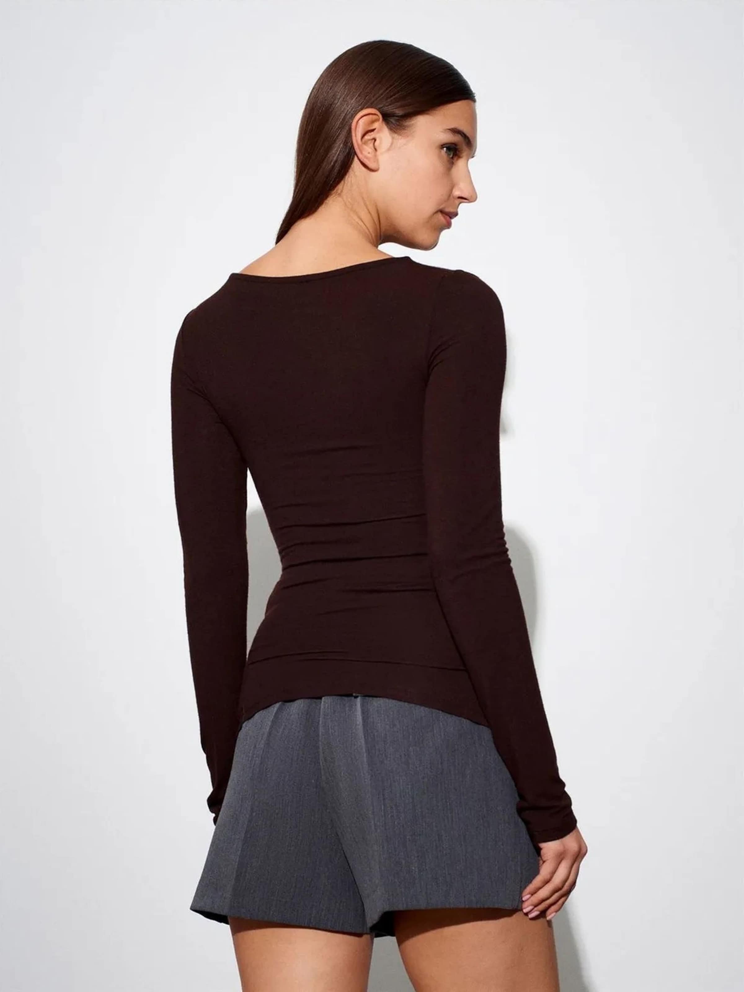 T-shirt Dilvin en marron