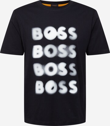 BOSS Shirt 'Teetrury' in Black: front