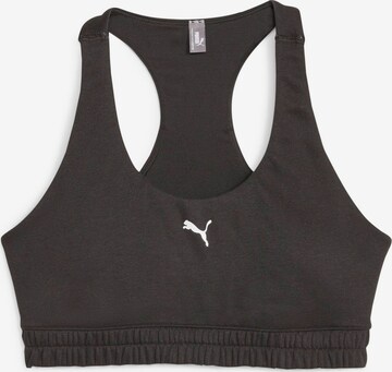 PUMA - Bustier Sujetador deportivo en negro: frente