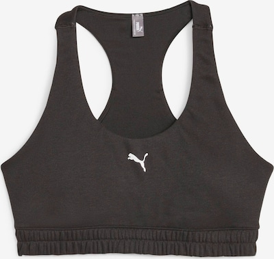 PUMA Soutien-gorge de sport en noir / blanc, Vue avec produit