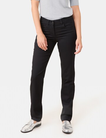 GERRY WEBER Regular Jeans in Zwart: voorkant