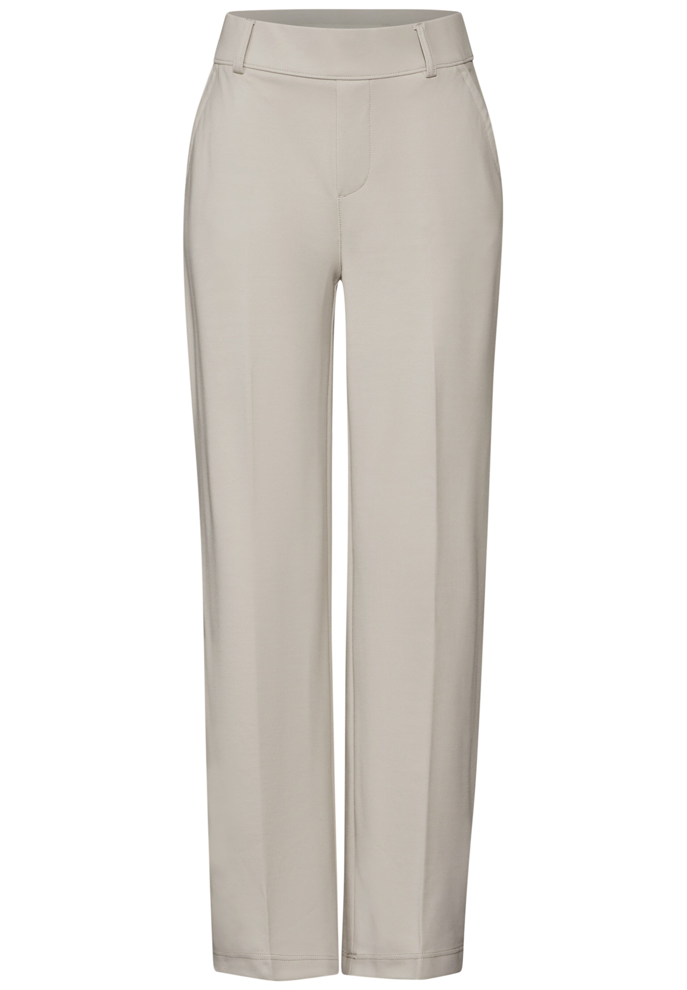 STREET ONE Straight Leg Hose in beige, Produktansicht