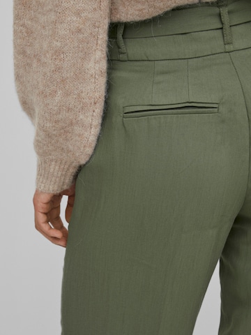 Vila Petite Loose fit Pleated Pants 'Wilda' in Green