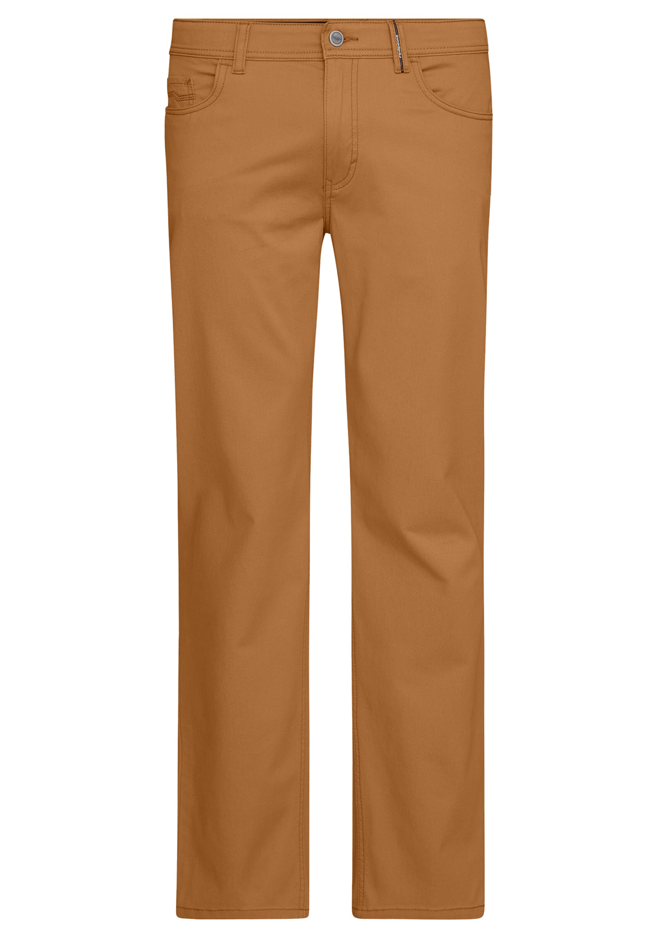 REDPOINT Regular Pants in Brown: front