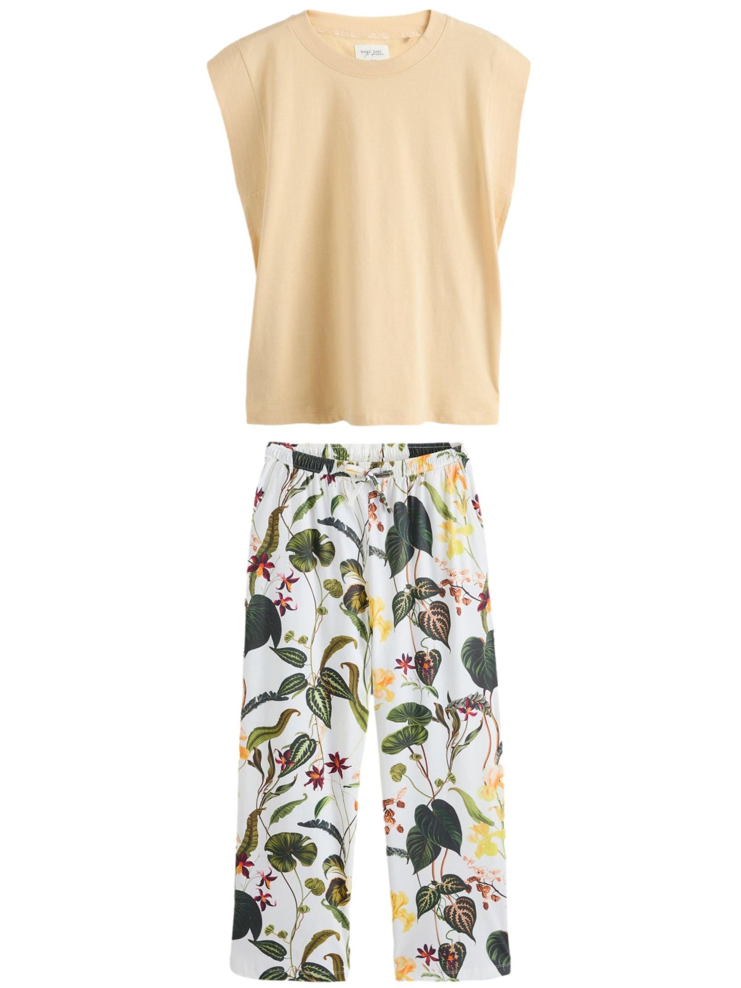 Next Pyjama in Gelb: Vorderseite