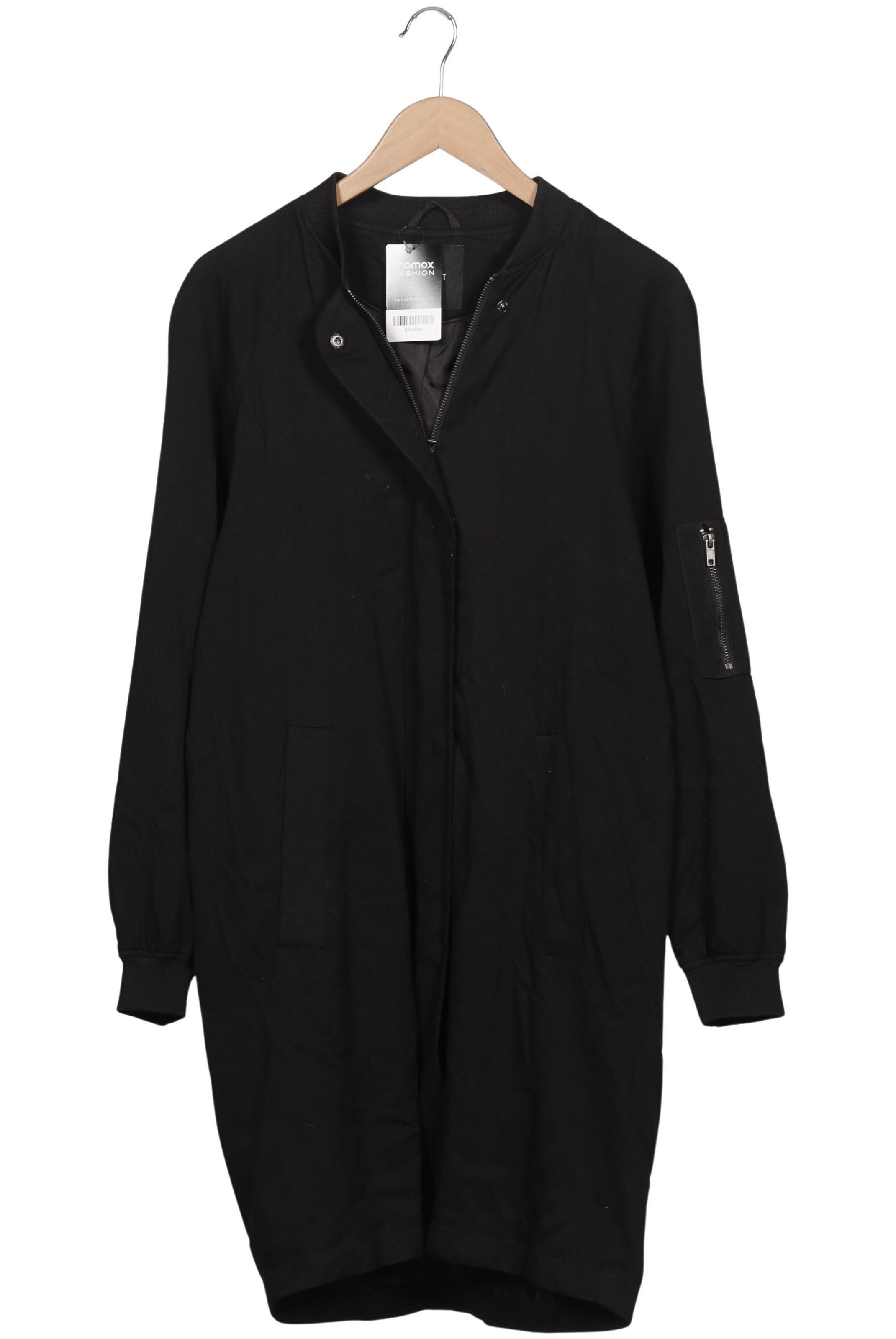 OBJECT Mantel XS in Schwarz: Vorderseite