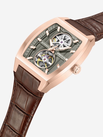 Kenneth Cole Analog watch 'Milford' in Brown