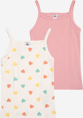 rožinė PETIT BATEAU Apatiniai marškinėliai: priekis