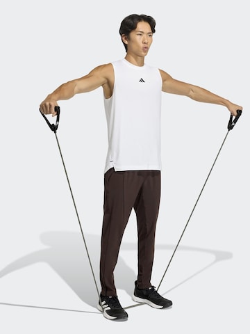 ADIDAS PERFORMANCE Funkcionalna majica 'POWER' | bela barva