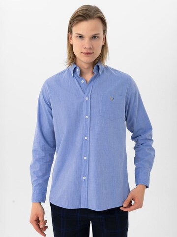 Regular fit Camicia di By Diess Collection in blu: frontale