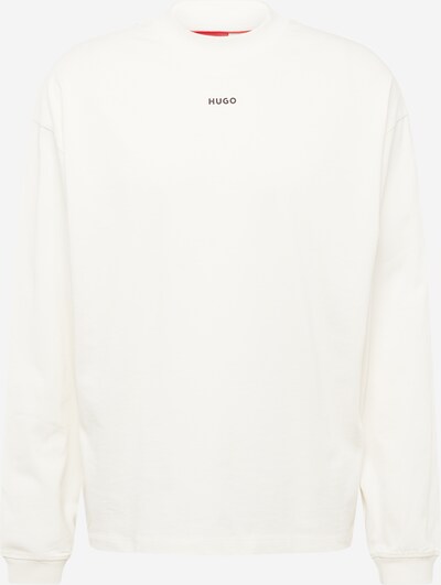 HUGO Sweat-shirt 'Dapaso' en blanc, Vue avec produit