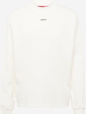 HUGO Sweatshirt 'Dapaso' in Weiß: predná strana