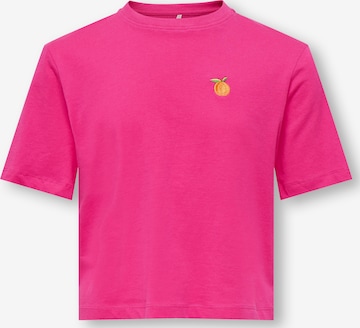 ONLY GIRLS Shirt 'KOGRex' in Pink: front