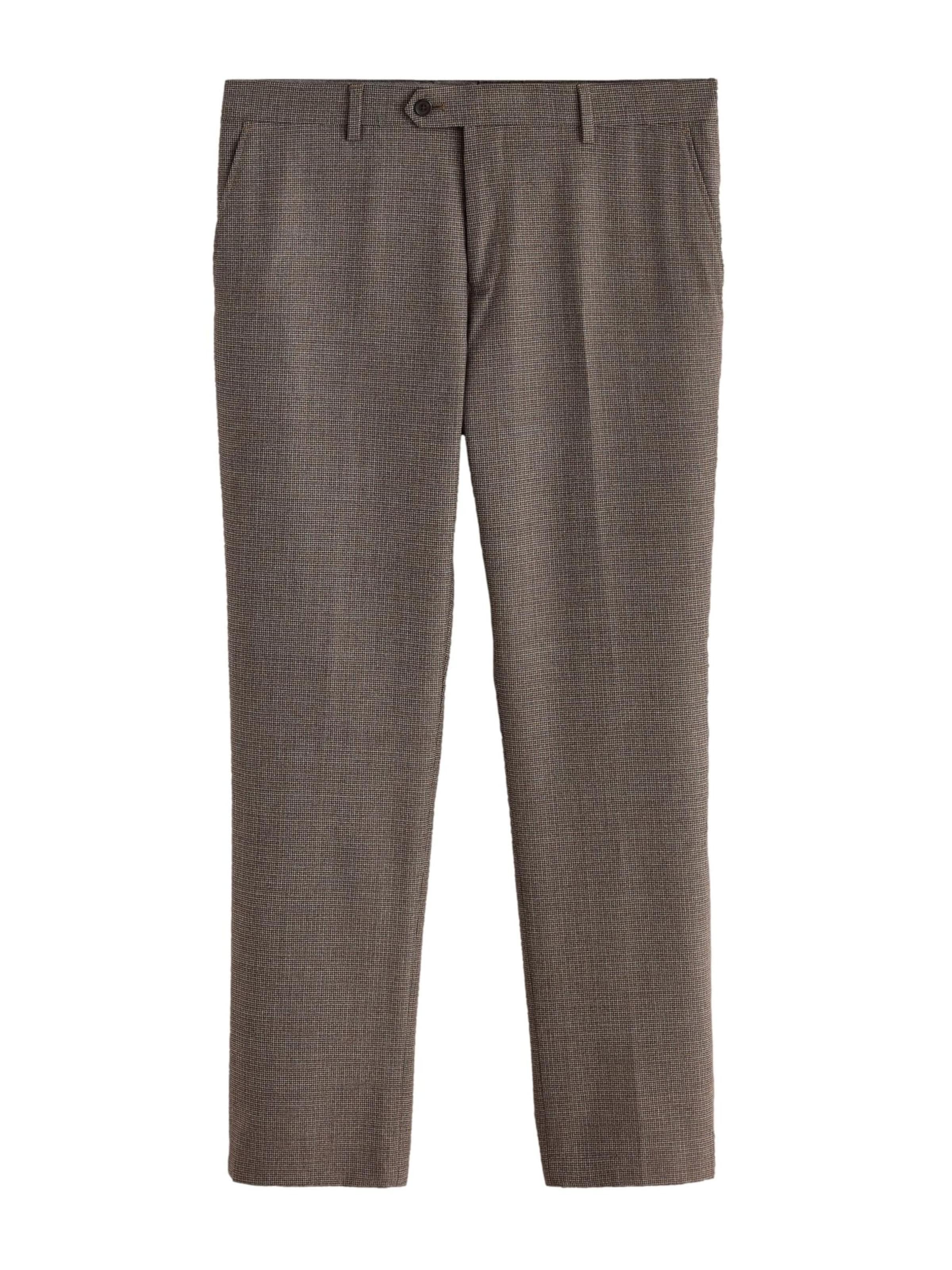 Next Slimfit Pantalon 'Signature' in Bruin: voorkant