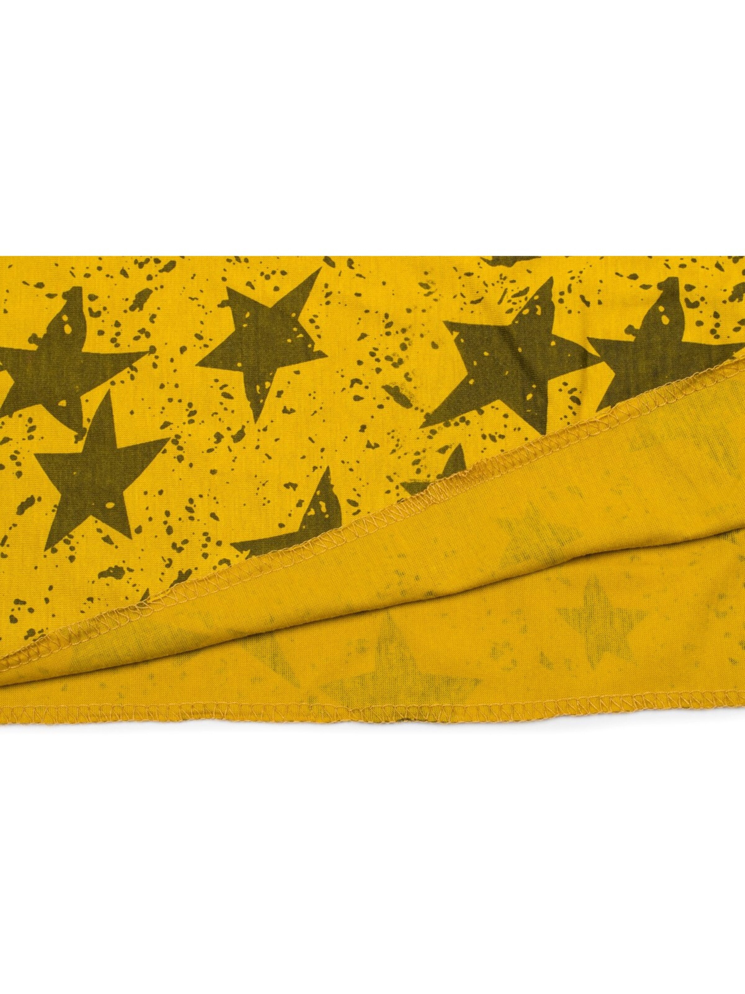 styleBREAKER Schlauchschal 'Loop Schal mit Sterne Splat Style Print'‌‌‌‌‌‌‌‌ in Gelb