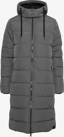 Oxmo Winter Coat 'SOLIANA' in Grey: front