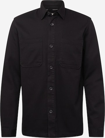 TOM TAILOR DENIM Comfort Fit Skjorte i svart: forside