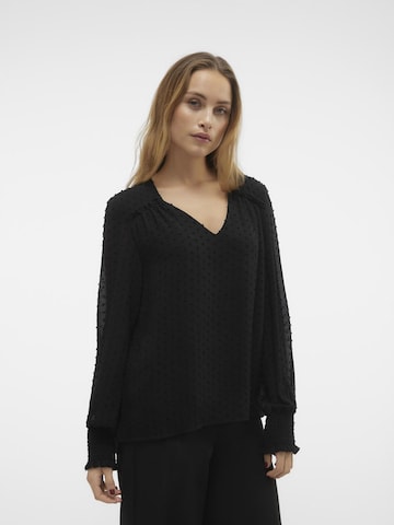 VERO MODA Bluse in Schwarz