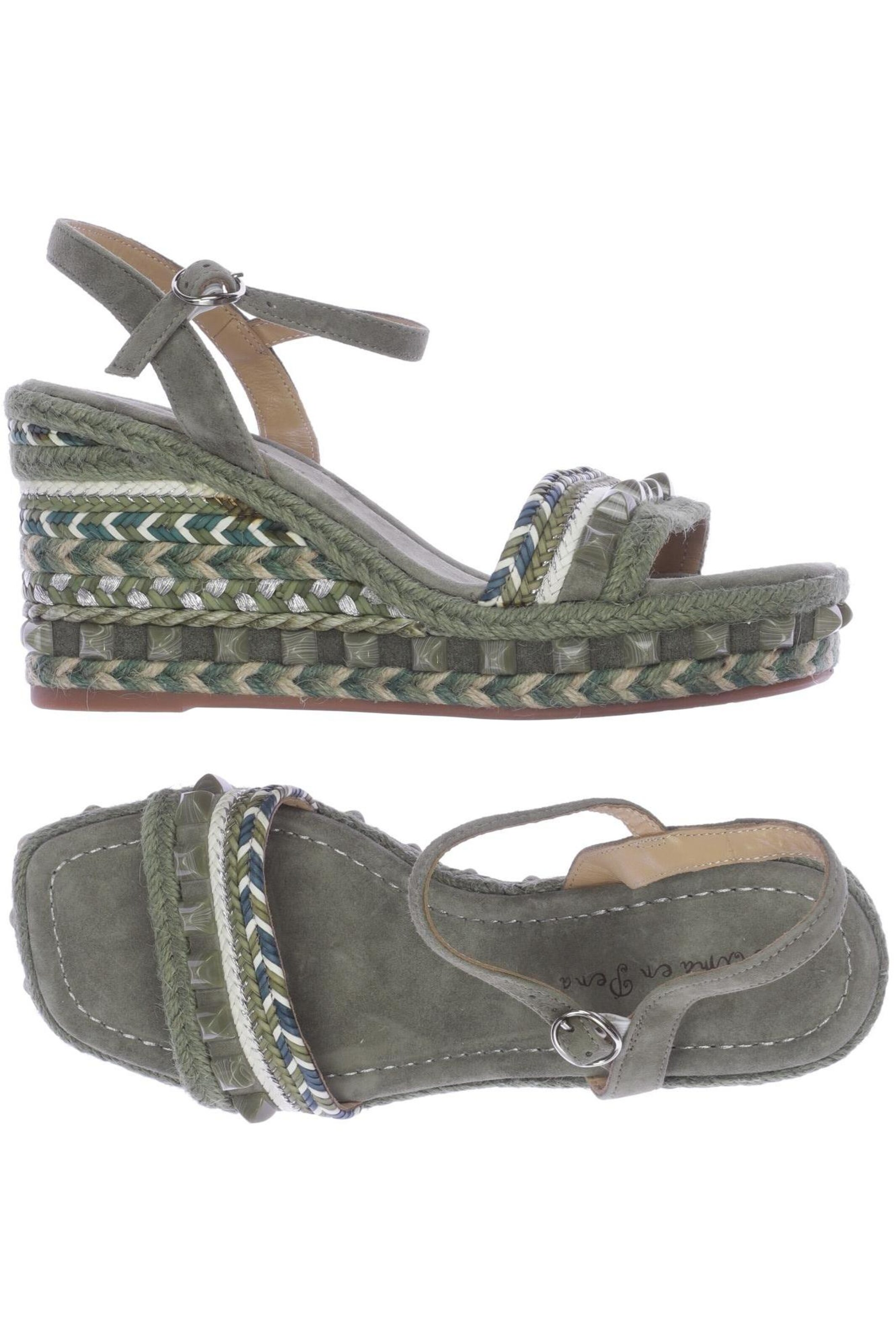 Alma En Pena Sandals & High-Heeled Sandals in 40 in Green: front