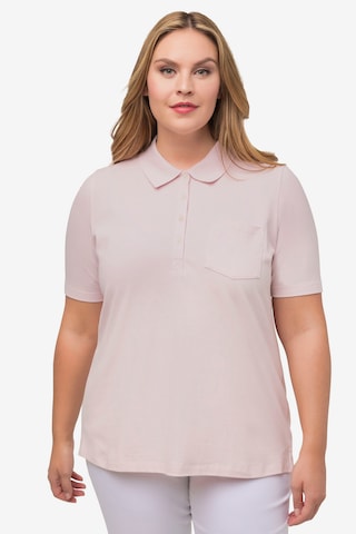 T-shirt Ulla Popken en rose : devant