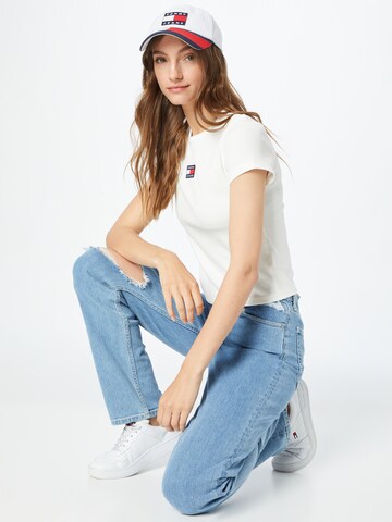 Tommy Jeans Majica | bela barva