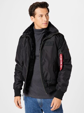 ALPHA INDUSTRIES Regular fit Between-season jacket in Black: front