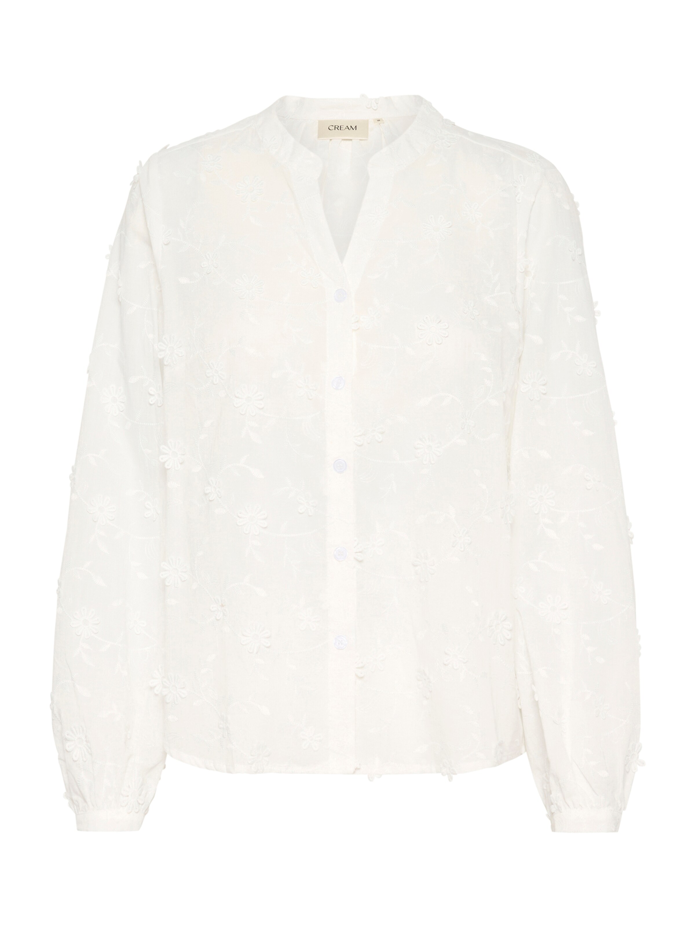 Cream Blouse 'Olivia' in White: front