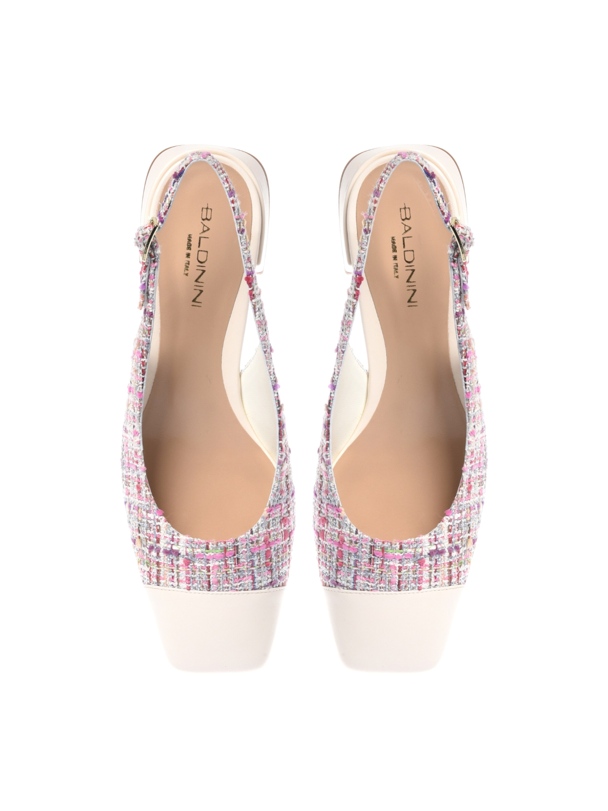 BALDININI Pumps met hoge voorkant in Beige