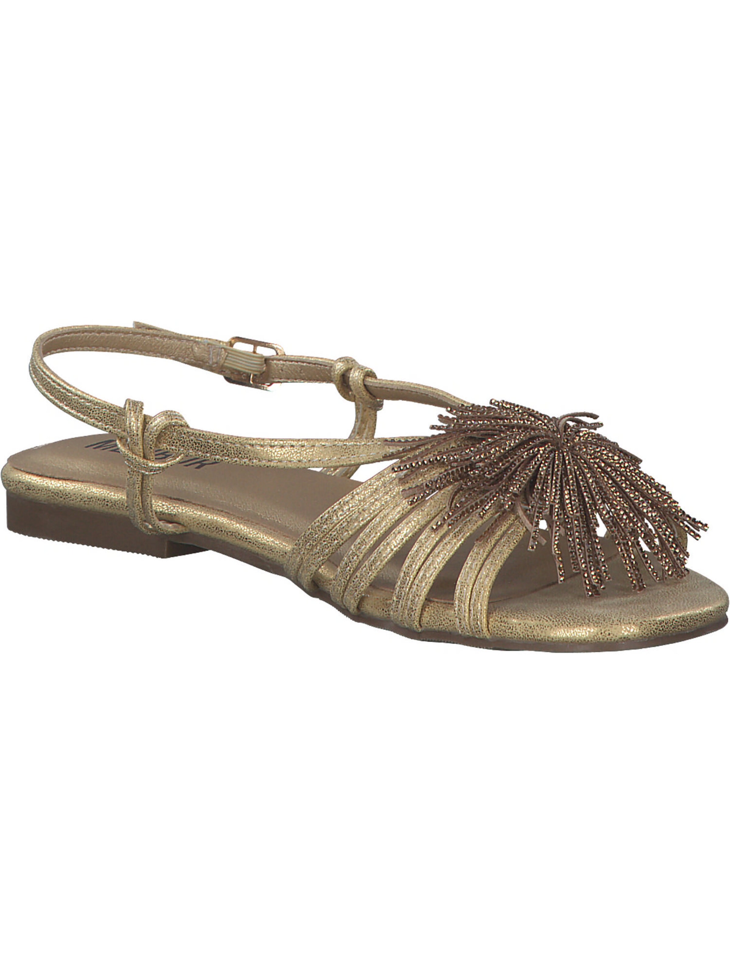 MENBUR Strap Sandals in Gold