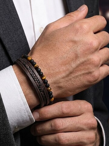 UNIQAL Armband 'FANCY' in Bruin