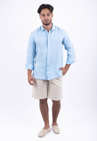 Panareha Regular fit Button Up Shirt 'Cannes' in Blue