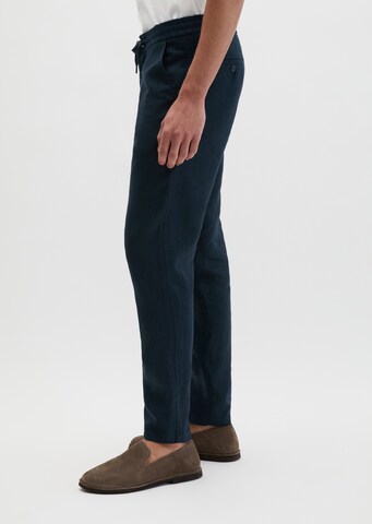 Marc O'Polo Tapered Broek in Blauw