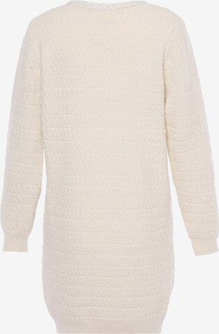 faina Knit dress in White